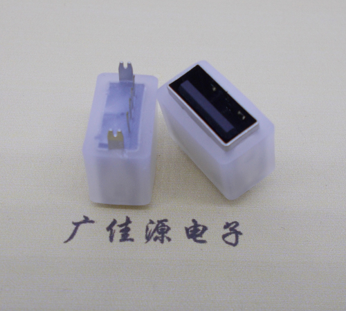绵阳USB连接器接口 10.5MM防水立插母座 鱼叉脚