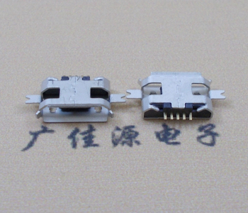 绵阳MICRO USB 5P接口 沉板1.2贴片 卷边母座