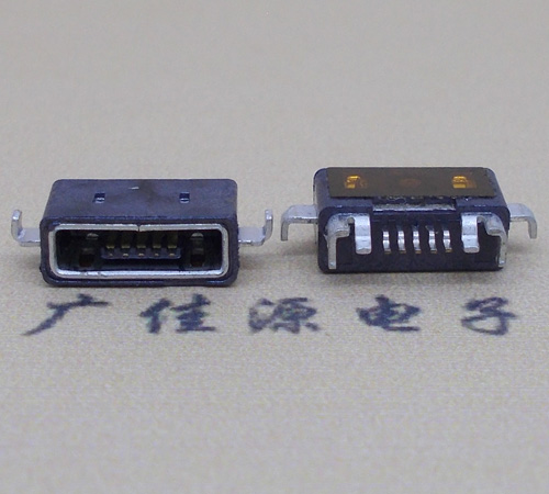 绵阳MICRO USB防水AB型口母头3D图纸封装