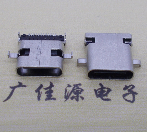 绵阳卧式type-c24p母座沉板1.1mm前插后贴连接器