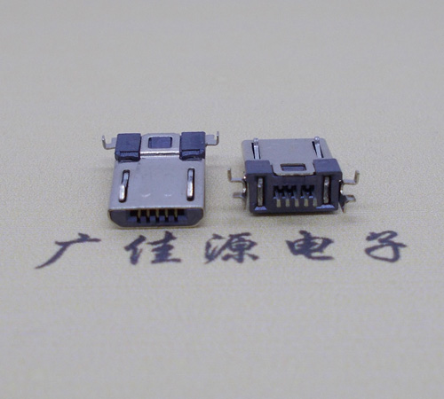绵阳Micro usb焊板式公头贴片SMT款无弹超薄